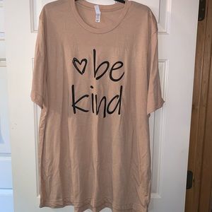 Nude Be Kind Canvas 2XL Tee